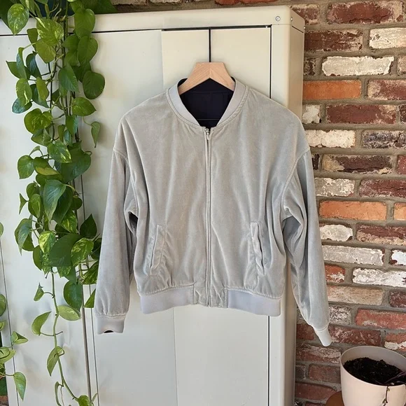 earth music ecology Reversible Bomber Jacket